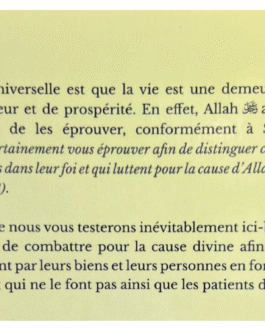 L’EPREUVE DU BIEN ET DU MAL – De Sheikh Raslan – Editions Les Pieux Prédécesseurs