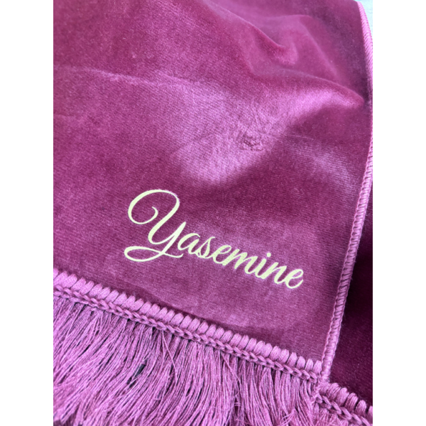 Tapis personnalisé vieux rose