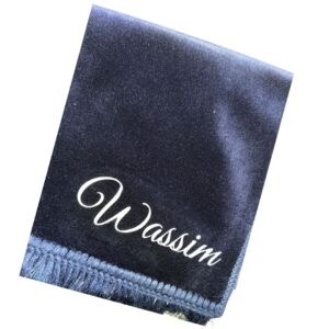 Tapis bleu nuit + Prénom personnalisé