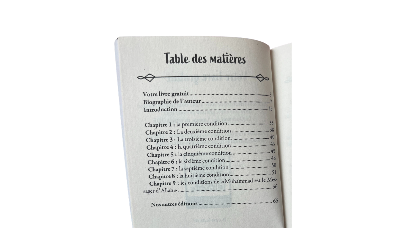 L'ATTESTATION DE FOI - Ibn Baz explication de Sheikh 'Abd Razzaq Al Badr- Edition Muslimlife – Image 3