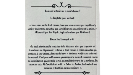 LE DROIT CHEMIN – Ibn Taymiyyah