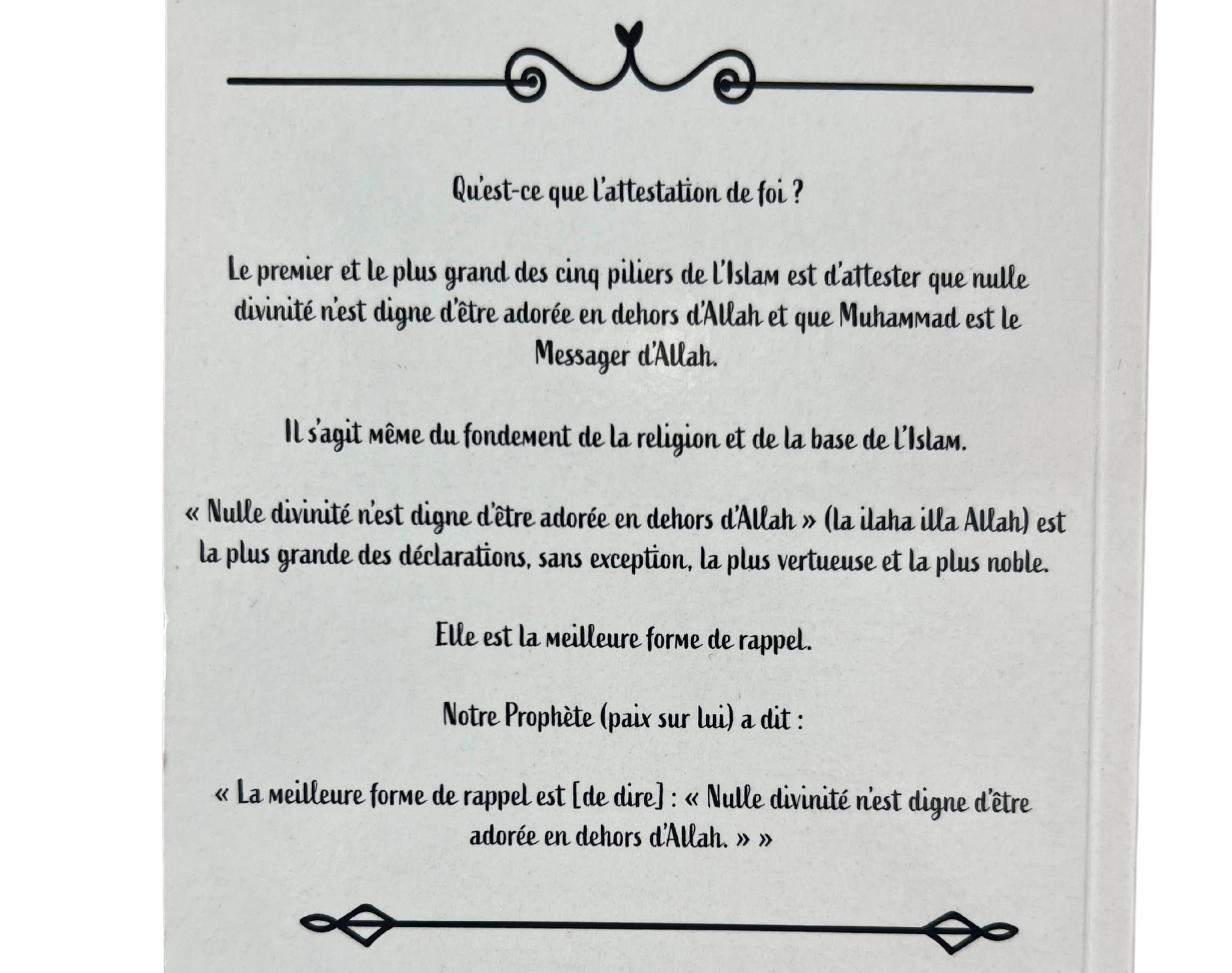 L'ATTESTATION DE FOI - Ibn Baz explication de Sheikh 'Abd Razzaq Al Badr- Edition Muslimlife – Image 2
