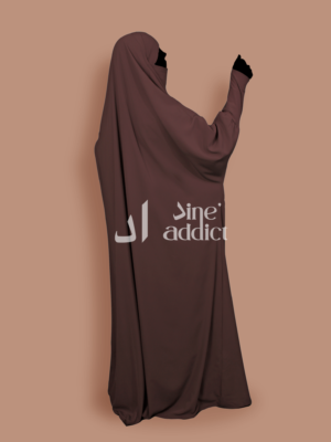 Jilbab 1 pièce Bois de rose