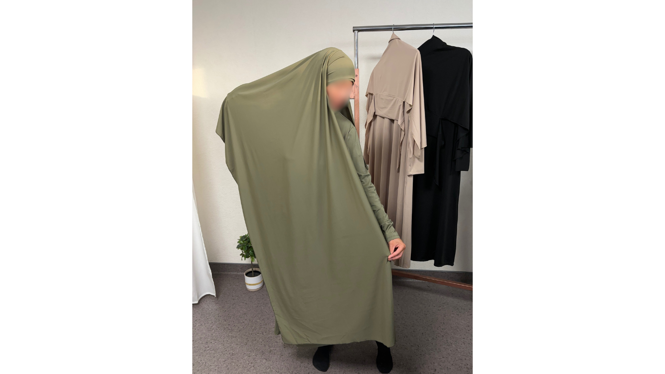 Burkini 4 pièces vert olives