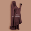 Jilbab manches Lycra 2 pièce Bois de rose Jilbab manches Lycra 2 pièce Bois de rose