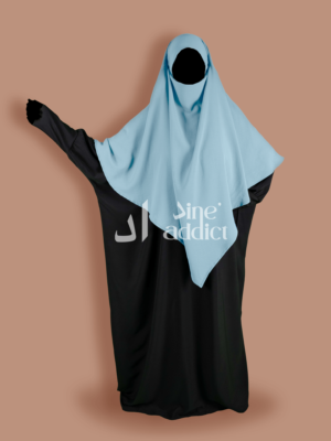 Khimar 2 voile jazz baby blue