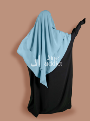 khimar 2 voiles Jazz Baby blue