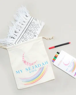 Tapis de prière coloriable + sac transportable