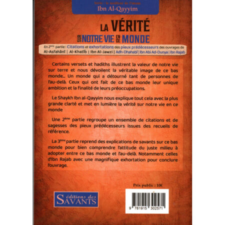 La vérité sur notre vie en ce monde