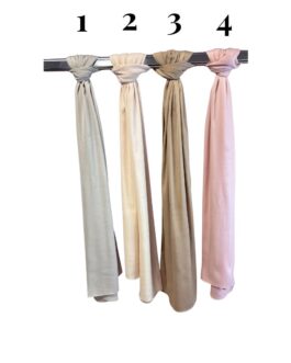 Hijab Satin Rayé  “75 x 200”