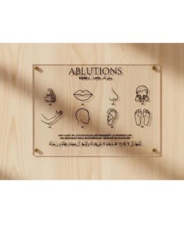 Plexi Rappel Ablutions – 12×16 cm