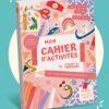 Couverture rose du cahier d'activités Le Monde Merveilleux des Houroufs pour apprendre à lire l'arabe, niveaux maternelle et primaire