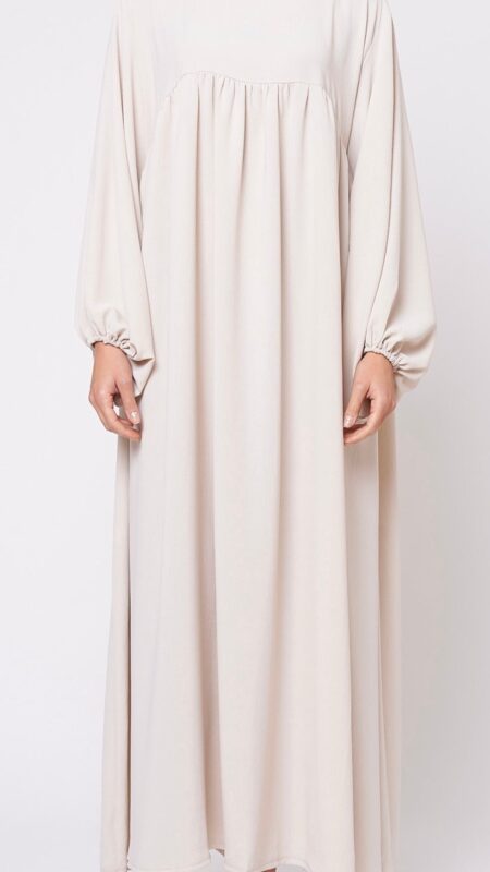 Abaya  manches bouffantes en Jazz