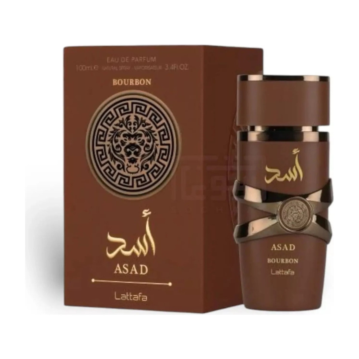 Flacon Asad Bourbon de Lattafa, eau de parfum 100 ml
