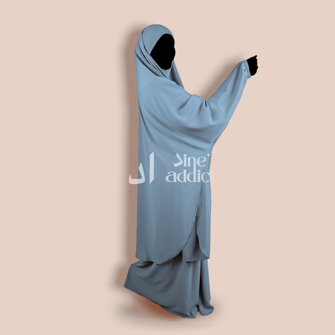 Jilbab 2 pièces jupe – soie de Médine – Image 7