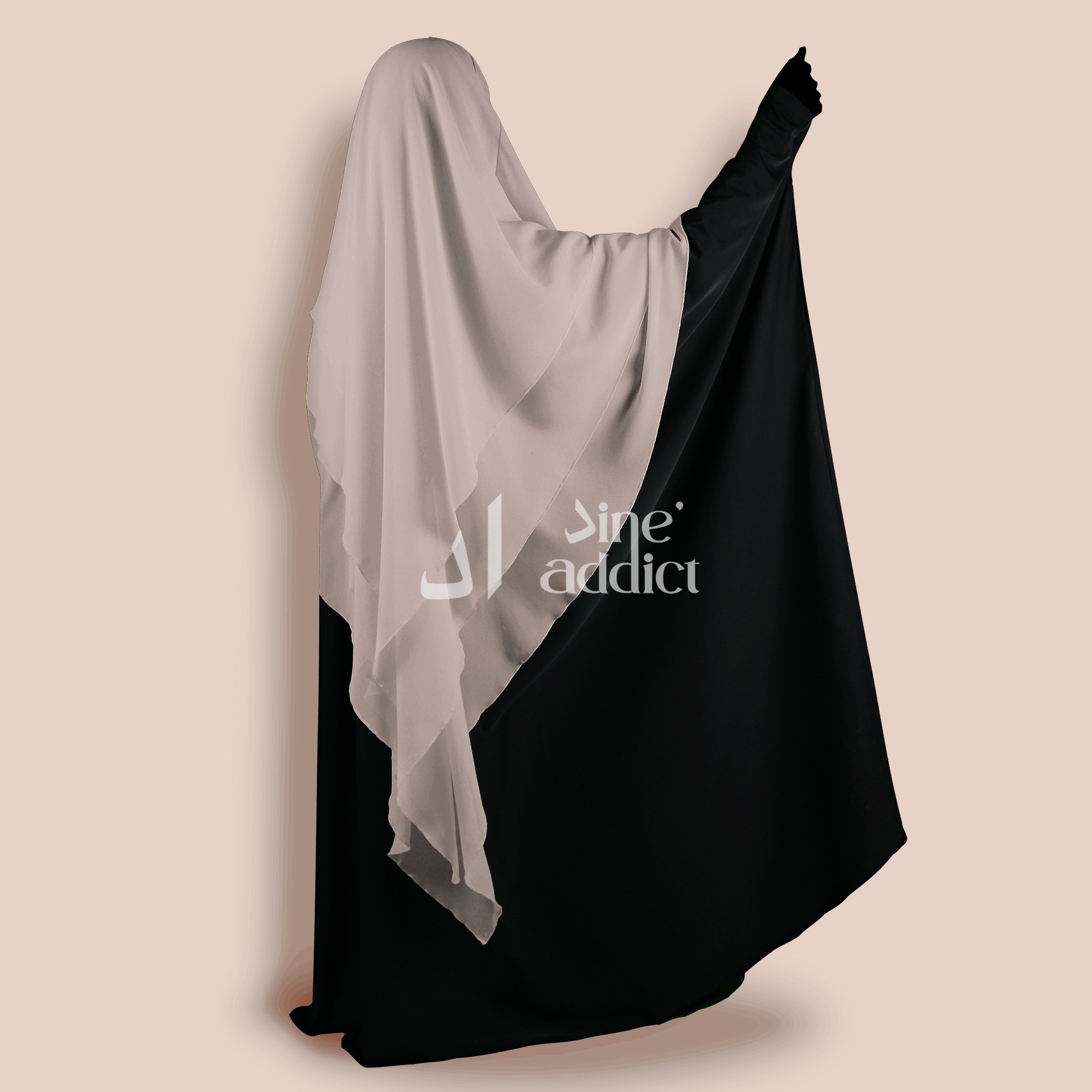 Khimar 3 voiles mousseline – Image 17