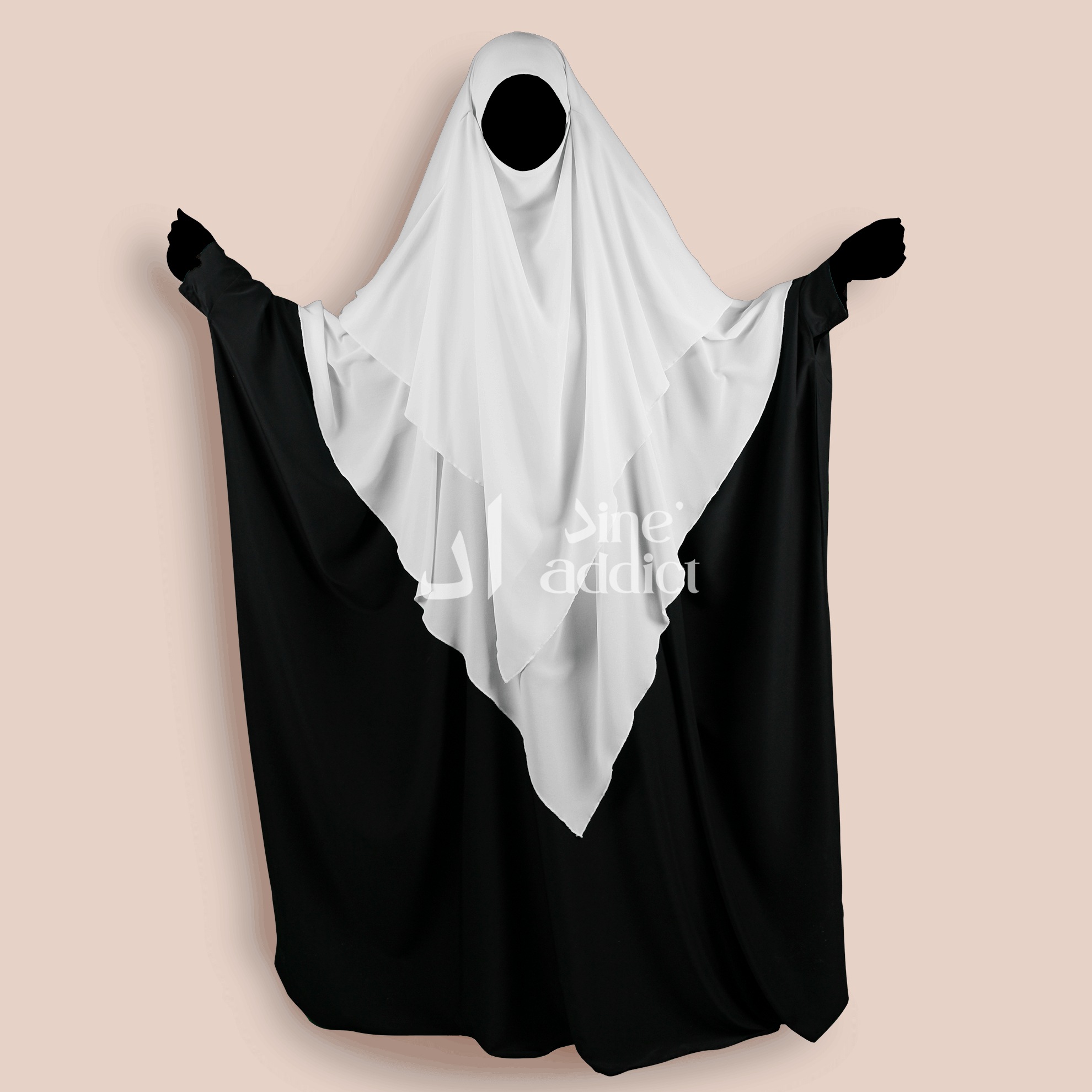 Khimar 3 voiles mousseline – Image 13