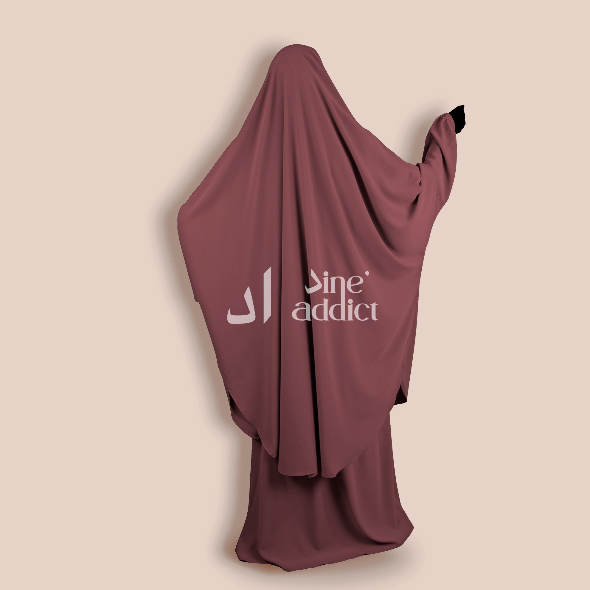 Jilbab 2 pièces jupe – soie de Médine – Image 12