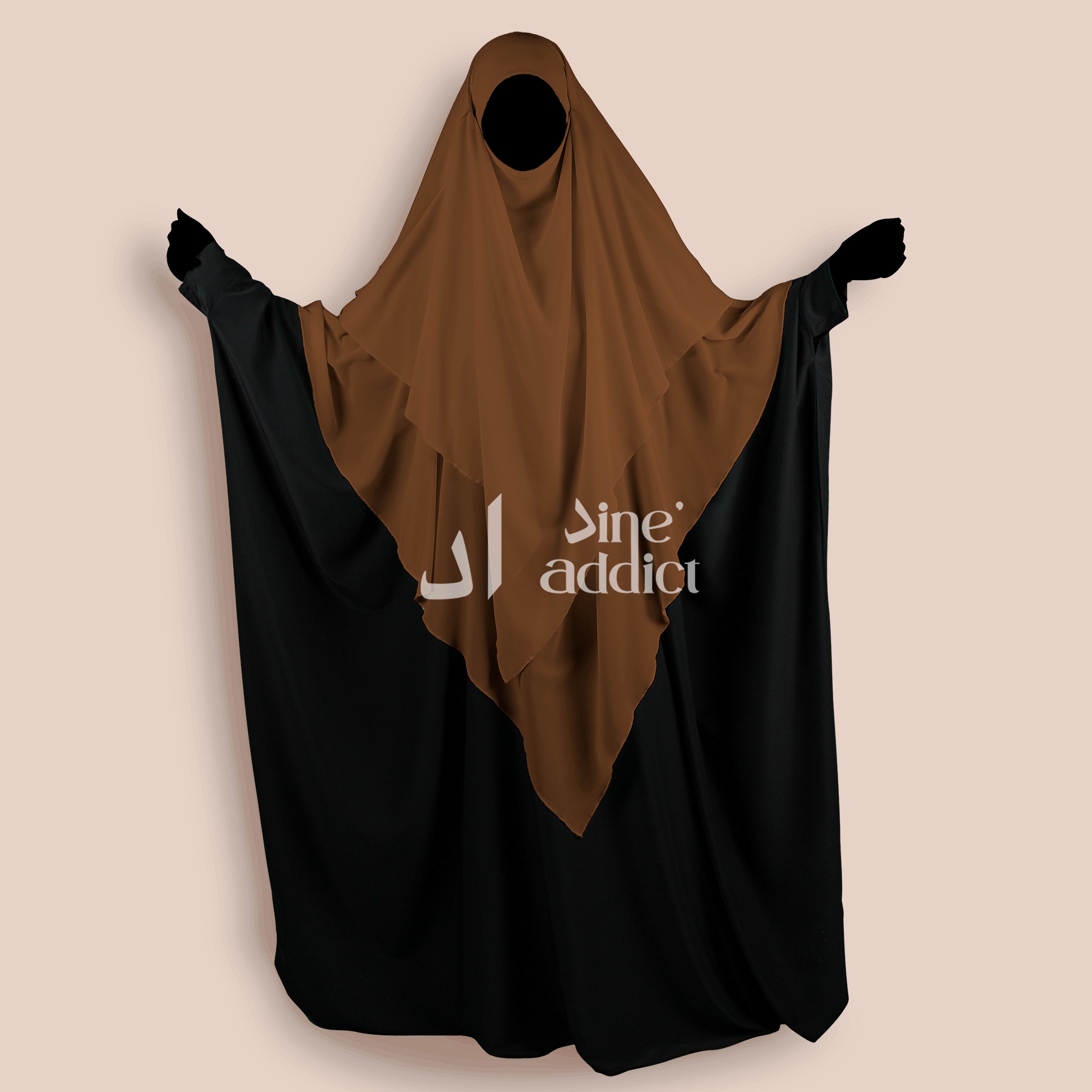 Khimar 3 voiles mousseline – Image 9