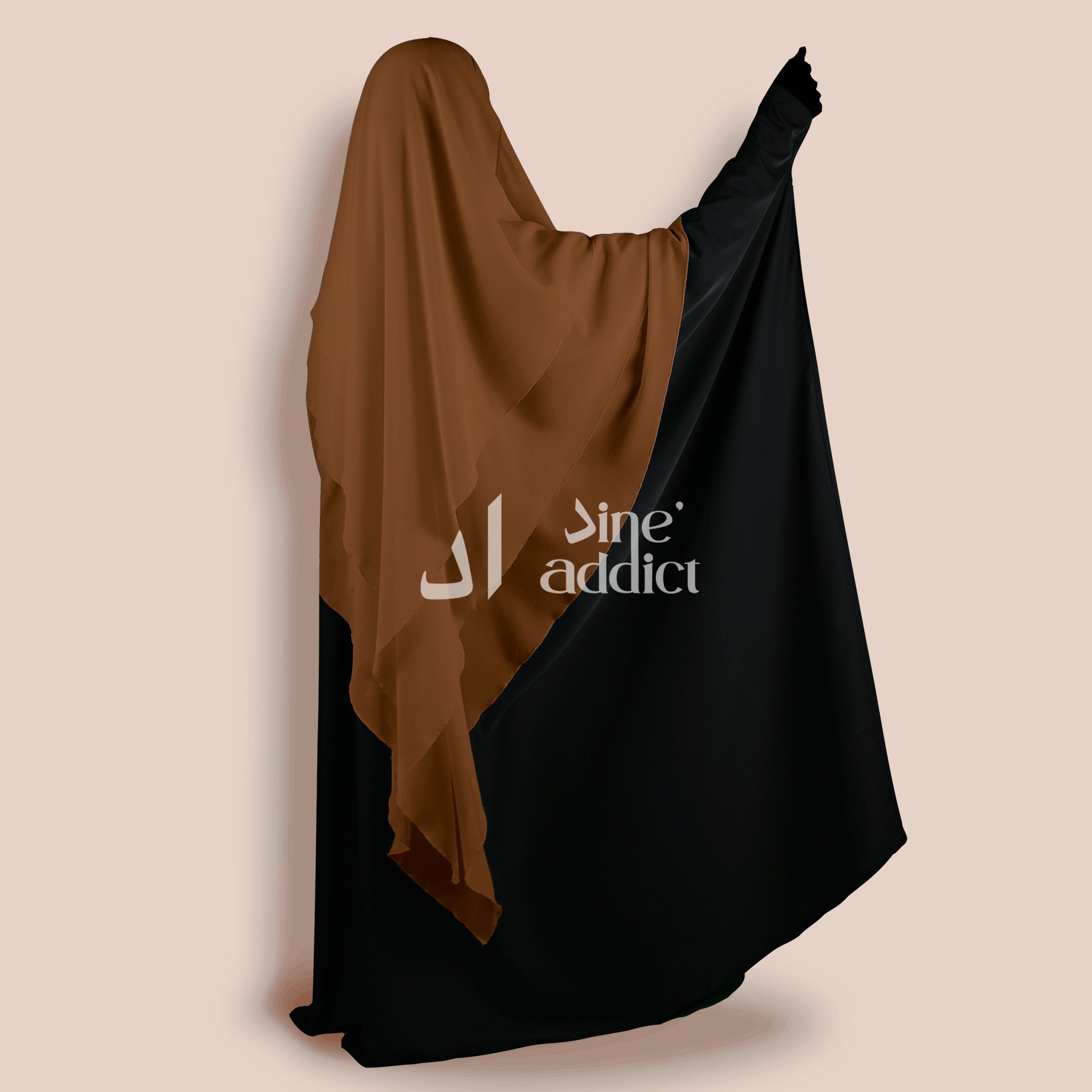 Khimar 3 voiles mousseline – Image 11