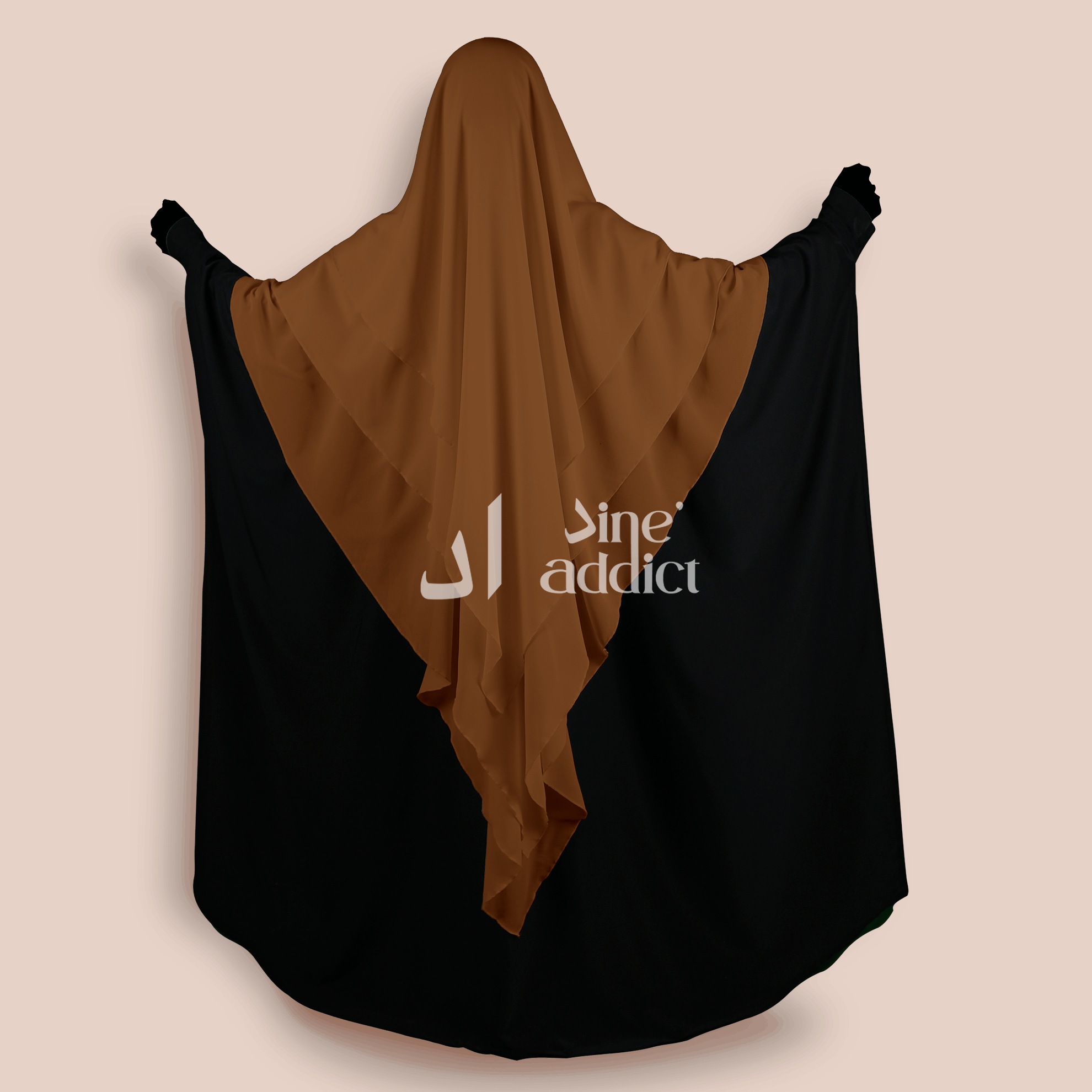 Khimar 3 voiles mousseline – Image 10