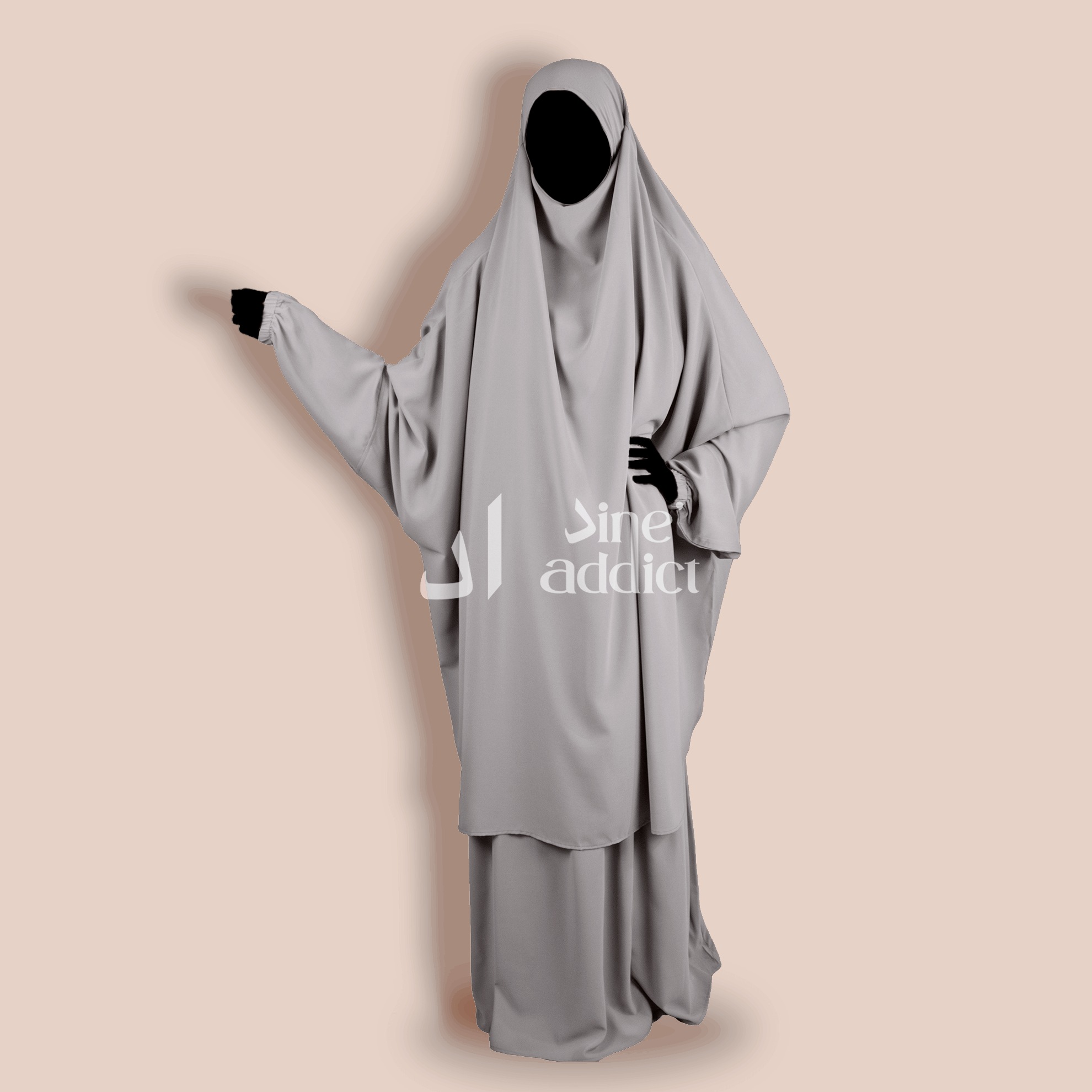 Jilbab 2 pièces jupe – soie de Médine – Image 10