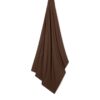 Hijab modal coton chocolat suspendu