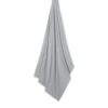 Hijab modal coton gris clair suspendu