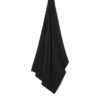 Hijab modal coton noir suspendu