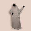 Jilbab 1 pièce manches en lycra couleur beige