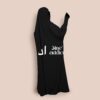 Jilbab 1 pièce manches en lycra couleur noir