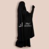 Jilbab 2 pièces manches en lycra couleur noir