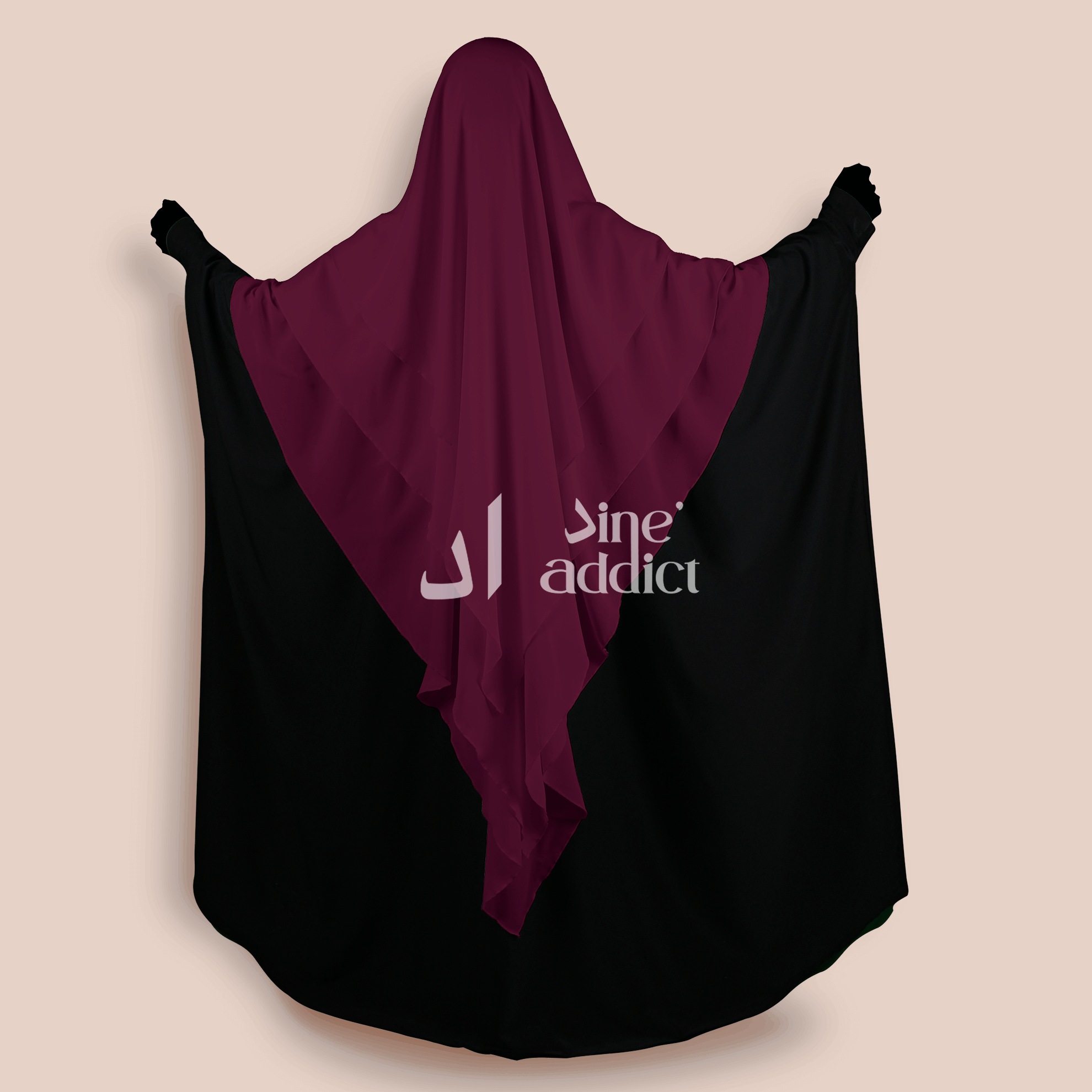 Khimar 3 voiles mousseline – Image 21