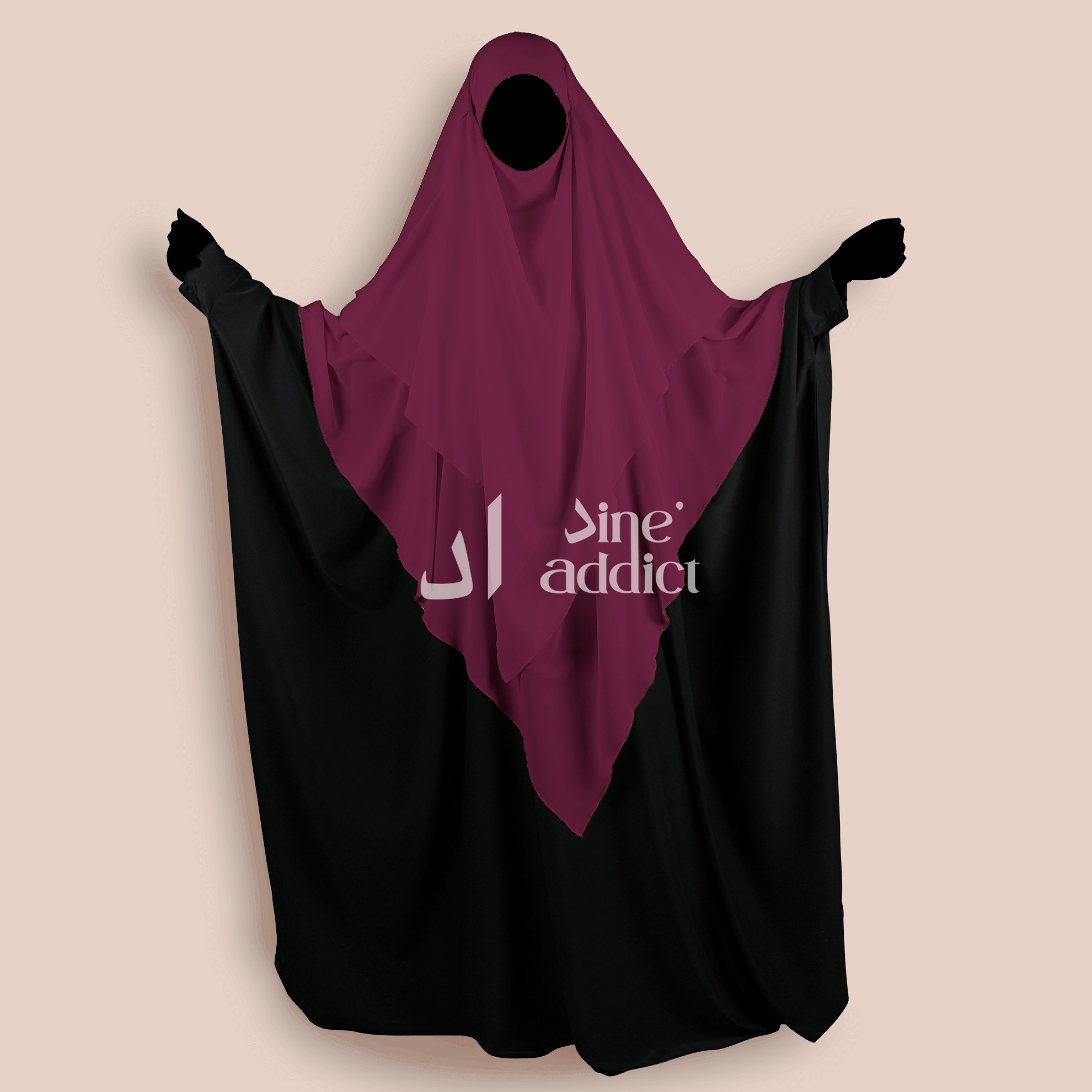 Khimar 3 voiles mousseline – Image 22