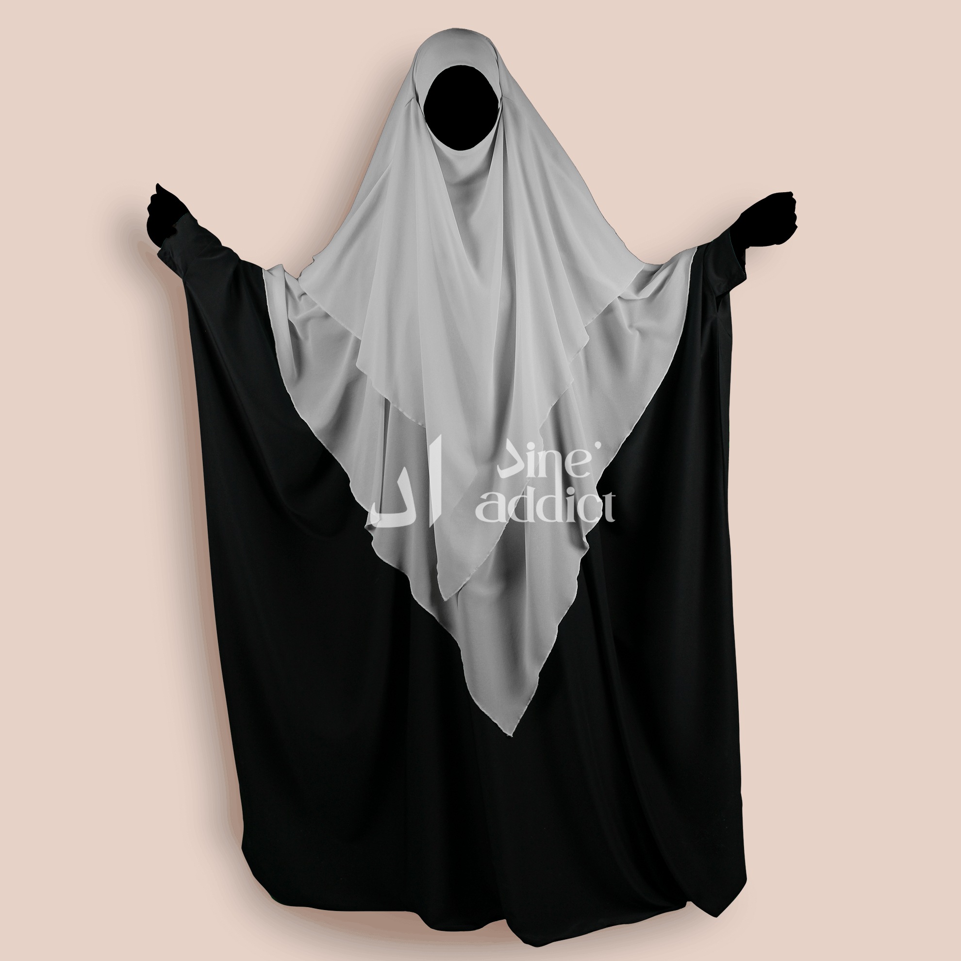 Khimar 3 voiles mousseline – Image 19