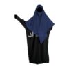 Khimar jazz bleu nuit – vue de face – DineAddict