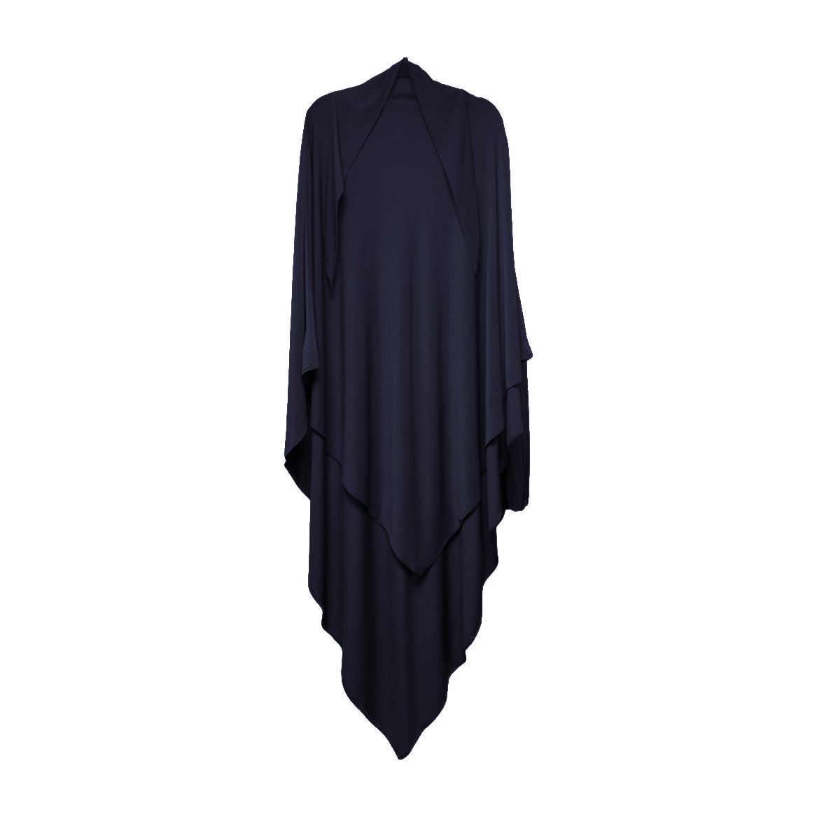 Khimar jersey premium couleur bleu marine