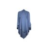 Khimar court en jersey premium couleur bleu jean