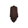 Khimar court en jersey premium couleur chocolat