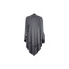 Khimar court en jersey premium couleur gris foncé