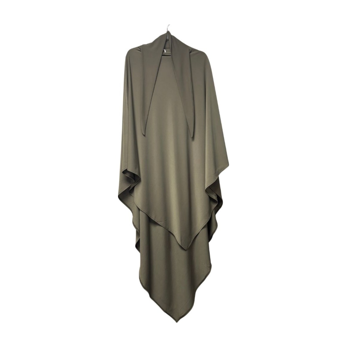 Khimar jersey premium long kaki
