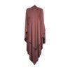 Khimar jersey premium couleur rose violine