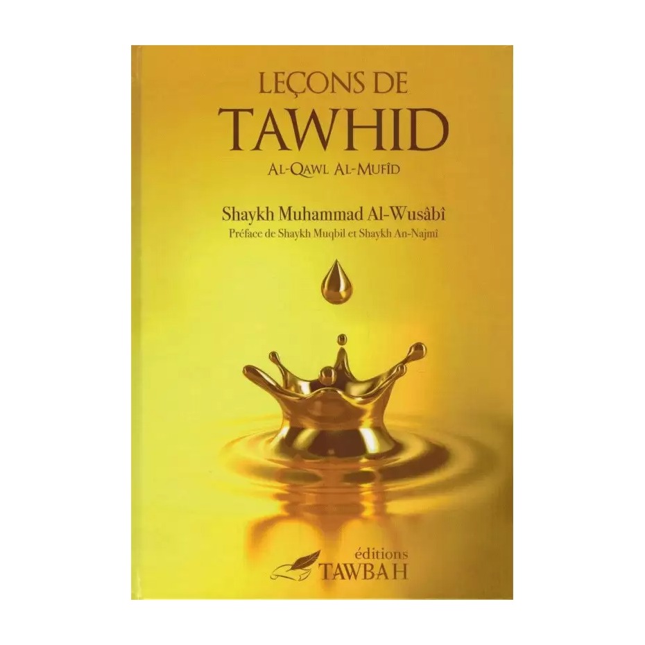 Livre « LECONS DE TAWHID Edition: Tawbah »