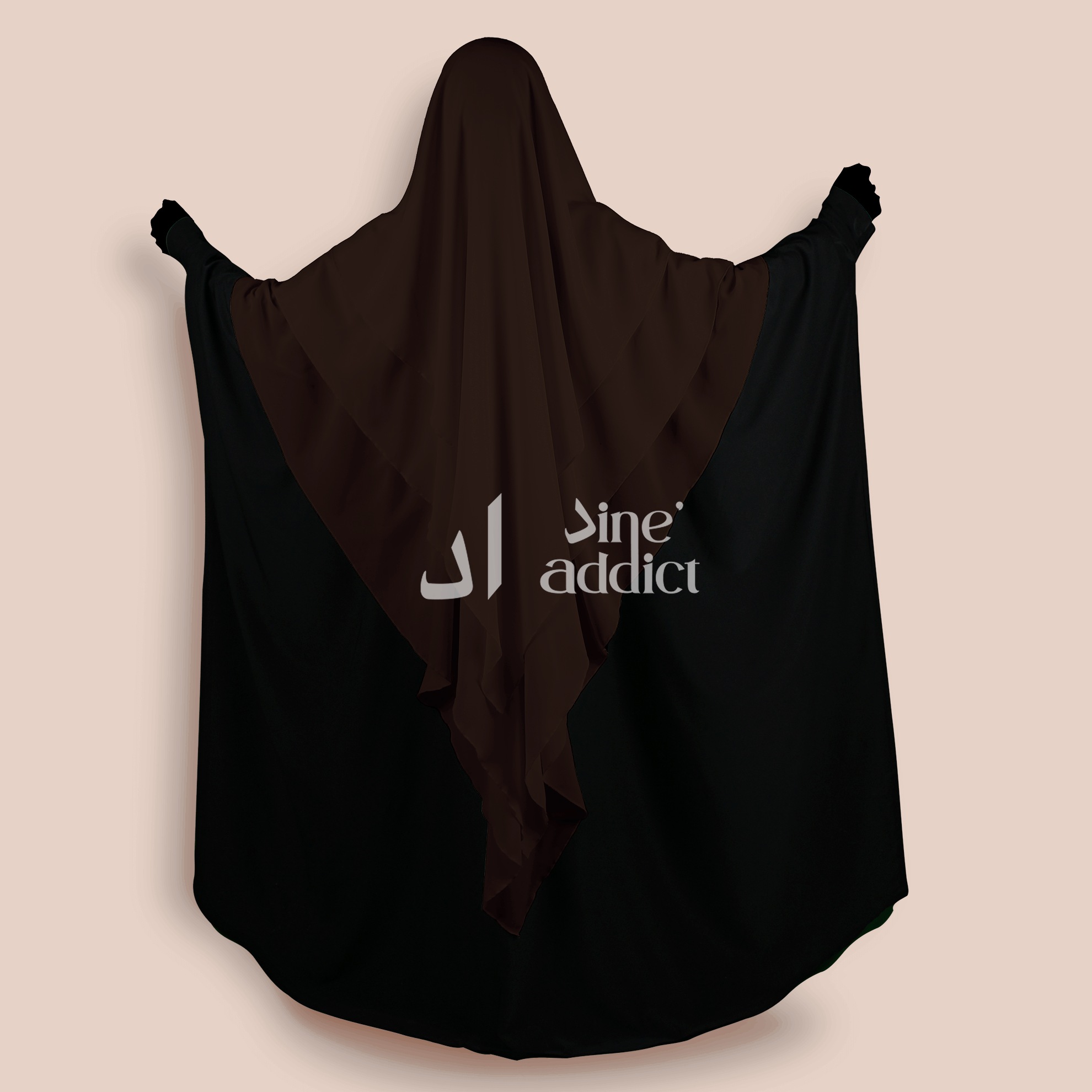 Khimar 3 voiles mousseline – Image 8