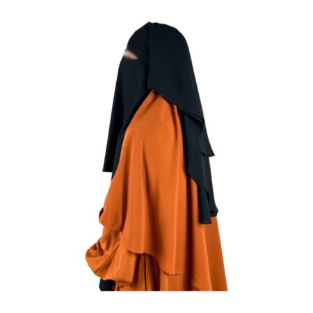 Niqab 3 Voiles Classique 90cm