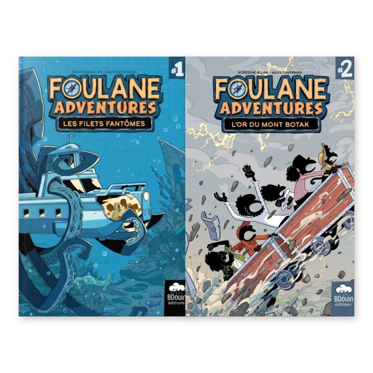Pack BD Foulane Adventures tomes 1 et 2