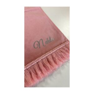 Tapis de prière personnalisé prénom – Rose pâle